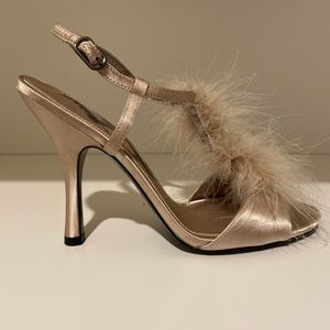 Nina Feathered High Heel